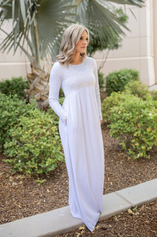 Magnolia - Full Lace LDS Temple Dress ...